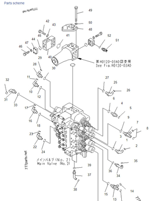 Komatsu PC1250SP-7 প্রধান ভালভ 21N-64-36440 02896-11009 07002-12034 21N-64-36740 02896-11009 খননকারীর নিয়ন্ত্রণ ভালভ প্রতিস্থাপনের খরচ