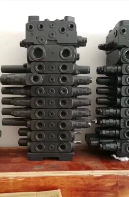 EX55 ZX60 4310051 4348186 4668463 HITACHI মিনি এক্সকাভেটর যন্ত্রাংশের জন্য হাইড্রোলিক প্রধান নিয়ন্ত্রণ ভালভ সমাবেশ DPK-T04-6P2G-AB