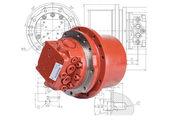 Bob325 PC30 PC35 EX35 ট্র্যাভেল মোটর ফাইনাল ড্রাইভ MAG18VP-230 MAG18VP-350
